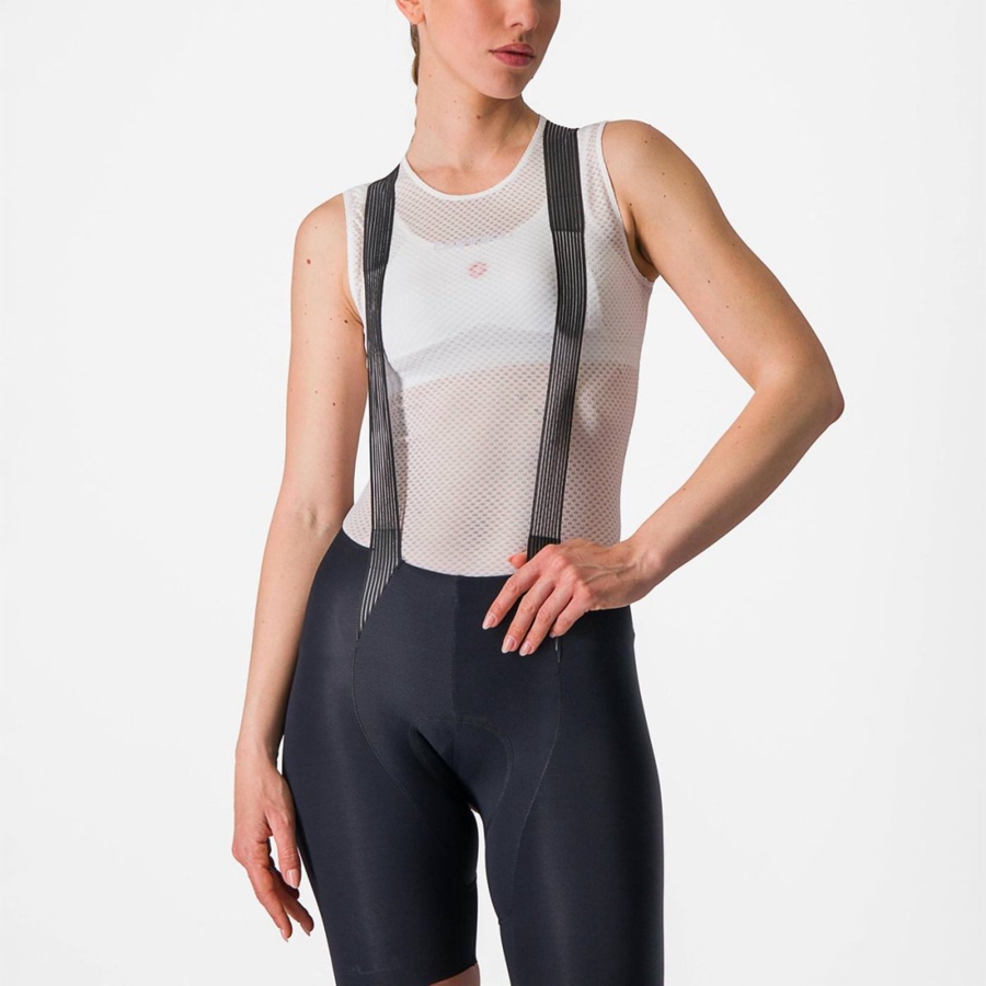 Capa Base Castelli PRO MESH W SLEEVELESS Mujer Blancas | 320-KQCLOY