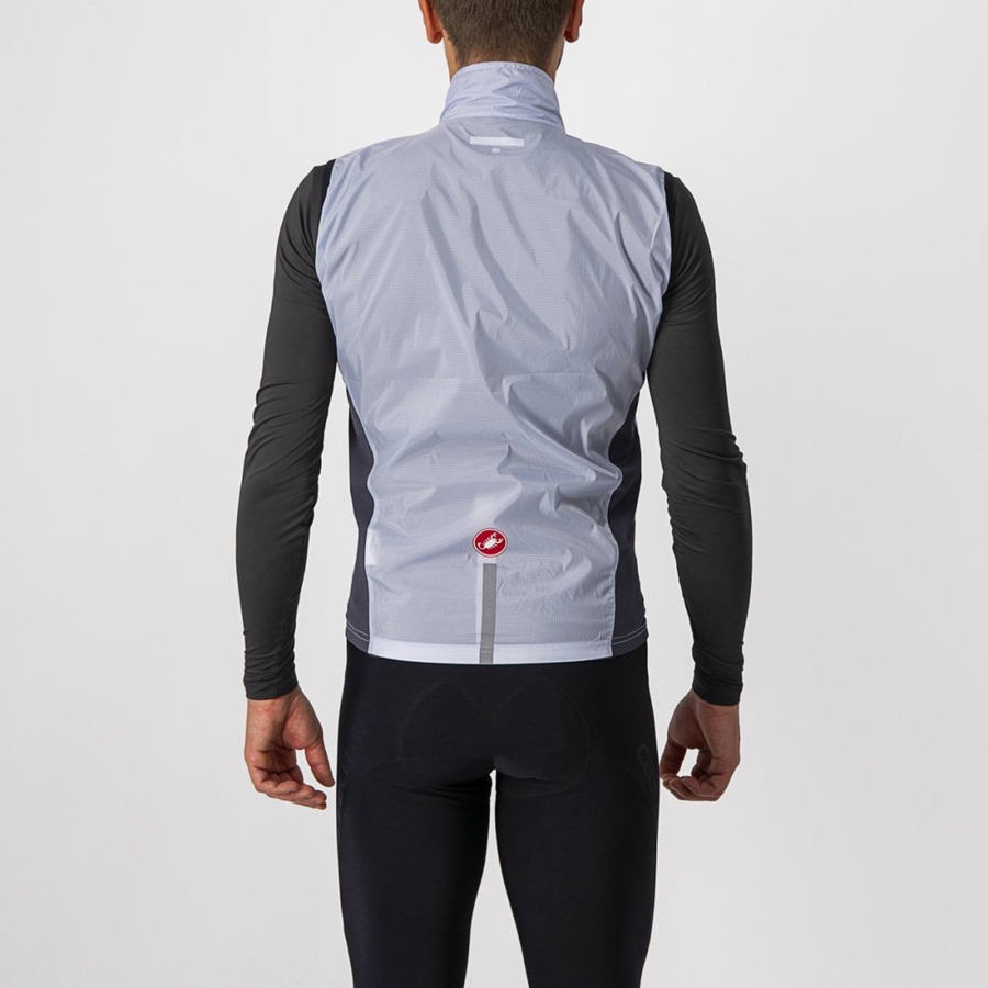 Chaleco Castelli SQUADRA STRETCH Hombre Plateadas Gris Gris Oscuro | 834-WTBJVM