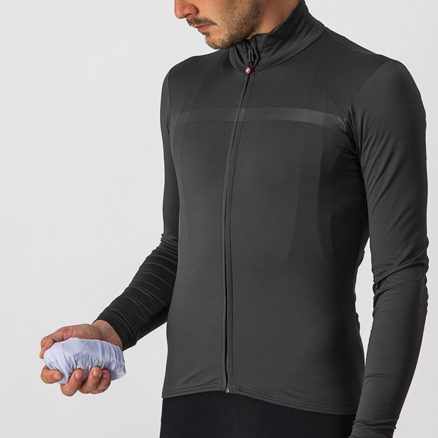 Chaleco Castelli SQUADRA STRETCH Hombre Plateadas Gris Gris Oscuro | 834-WTBJVM