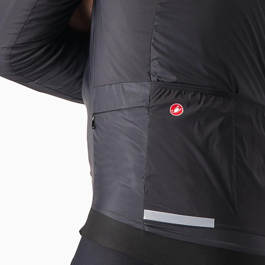 Chaquetas Castelli FLY THERMAL Hombre Negras | 125-NIXTMR