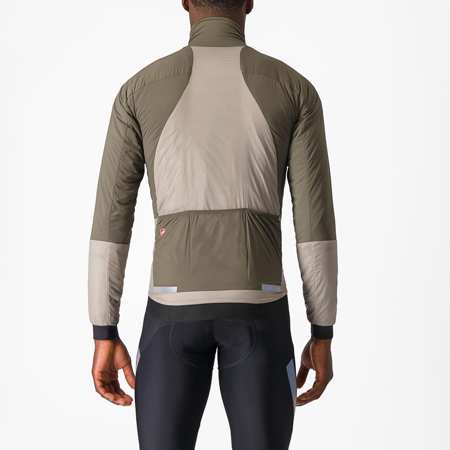 Chaquetas Castelli FLY THERMAL Hombre Verde | 198-HOLRBJ