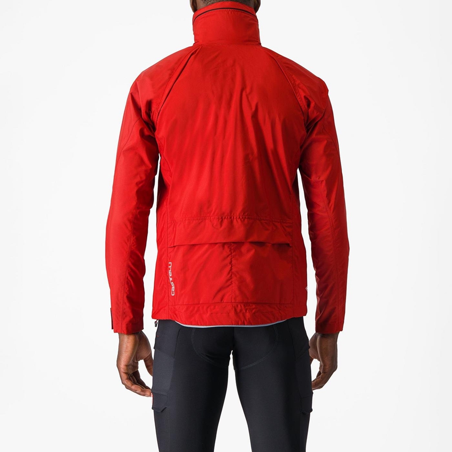 Chaquetas Castelli TRAIL GT Hombre Rojas | 921-MYGVRL