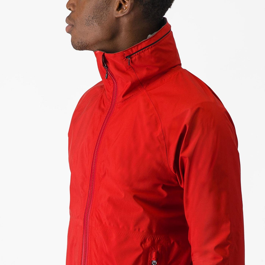 Chaquetas Castelli TRAIL GT Hombre Rojas | 921-MYGVRL