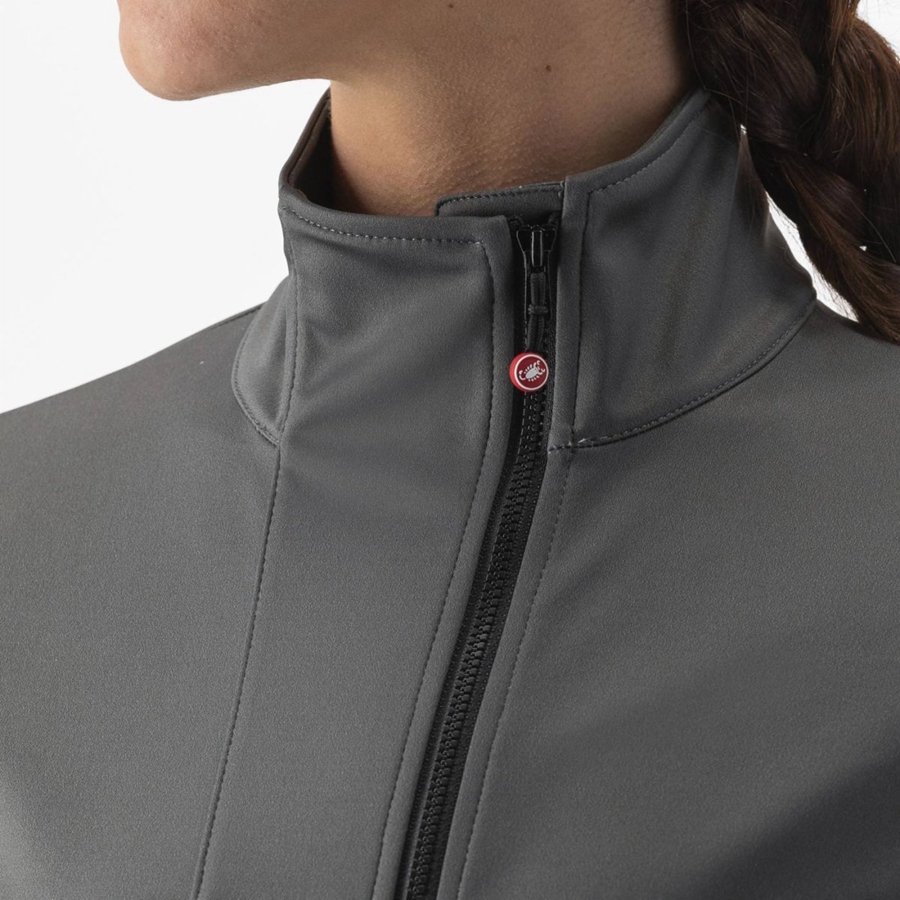 Chaquetas Castelli TRANSITION 2 W Mujer Gris | 510-NPUGCE