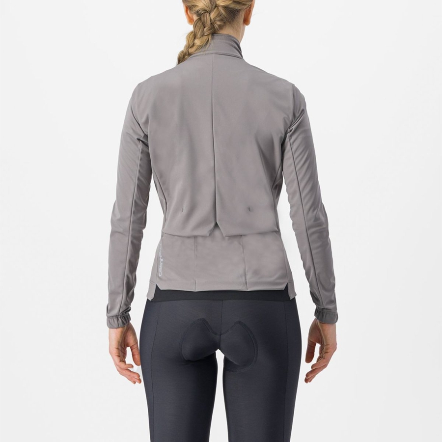 Chaquetas Castelli VENTO TRAIL Mujer Gris | 716-MKIQBP