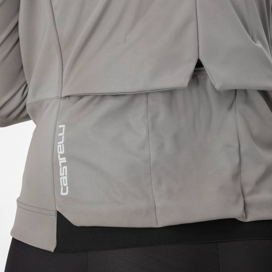 Chaquetas Castelli VENTO TRAIL Mujer Gris | 716-MKIQBP