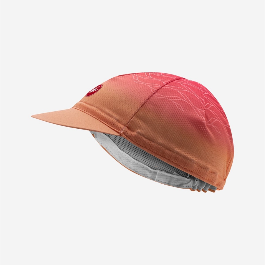 Gorra Castelli CLIMBER\'S 2 Mujer Naranjas | 675-SMTGJO