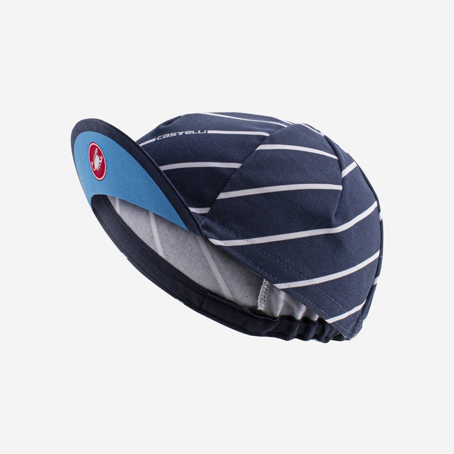 Gorra Castelli SPEED STRADA Hombre Azules | 382-IHWCKD