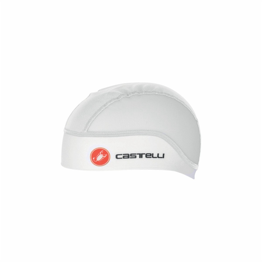 Gorra Castelli SUMMER SKULL Hombre Blancas | 783-UHPSQT