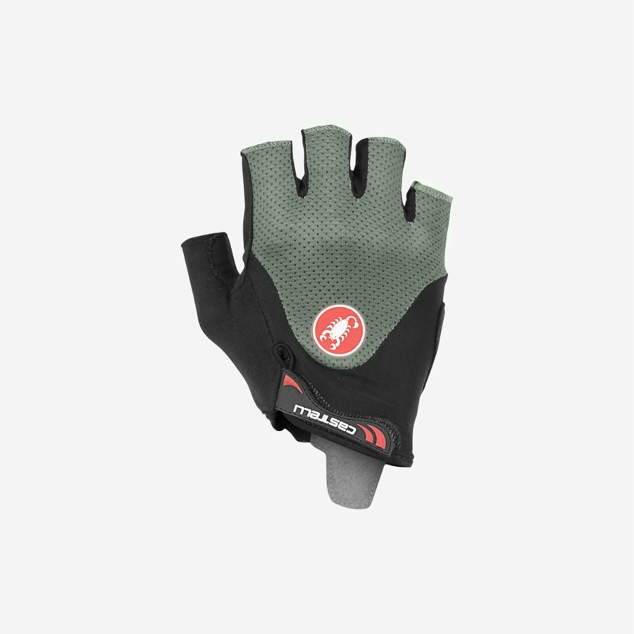 Guantes Castelli ARENBERG GEL 2 Hombre Verde | 201-GJTCWX