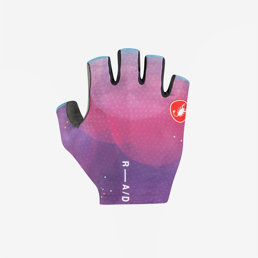 Guantes Castelli COMPETIZIONE 2 Hombre Multicolor Moradas | 038-KVDRZQ