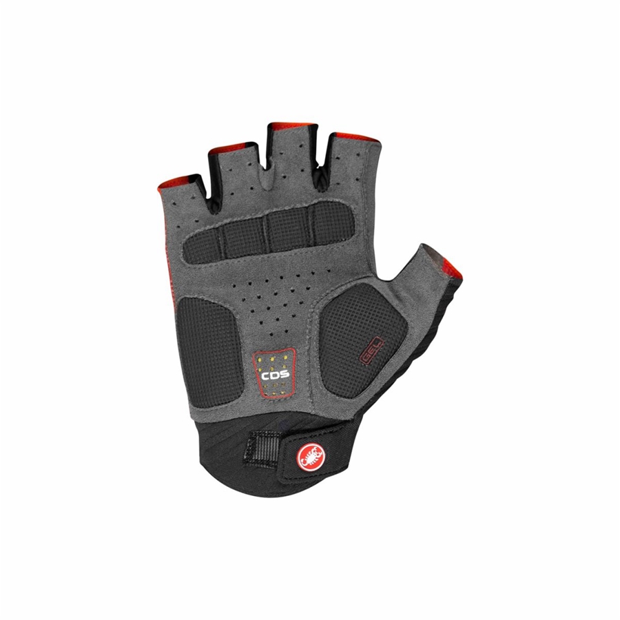 Guantes Castelli ROUBAIX GEL 2 Mujer Rojas | 564-BWGVZY