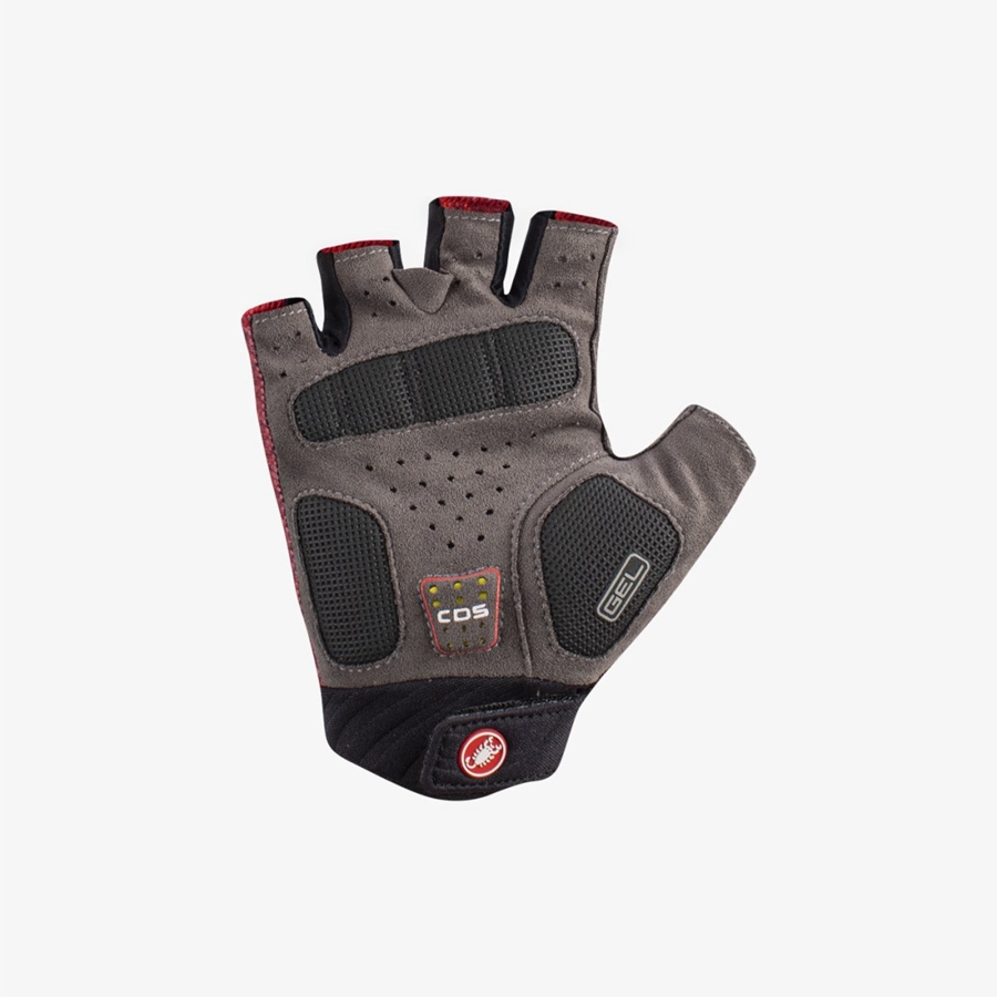 Guantes Castelli ROUBAIX GEL 2 Mujer Rojas | 619-TCEDZJ