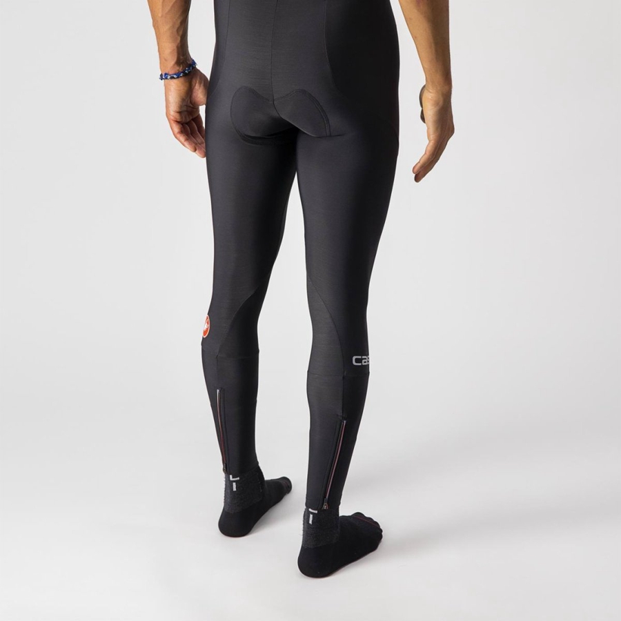 Leggins Castelli ENTRATA Hombre Negras | 872-REGJTI