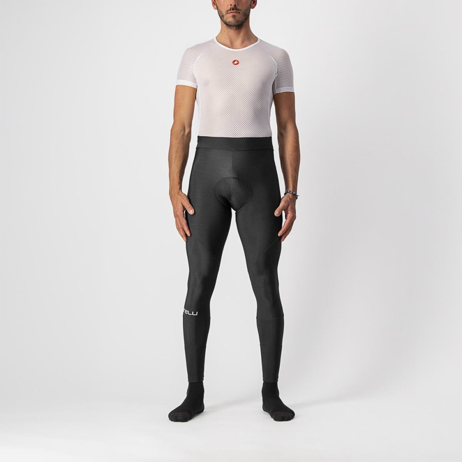 Leggins Castelli ENTRATA Hombre Negras | 872-REGJTI