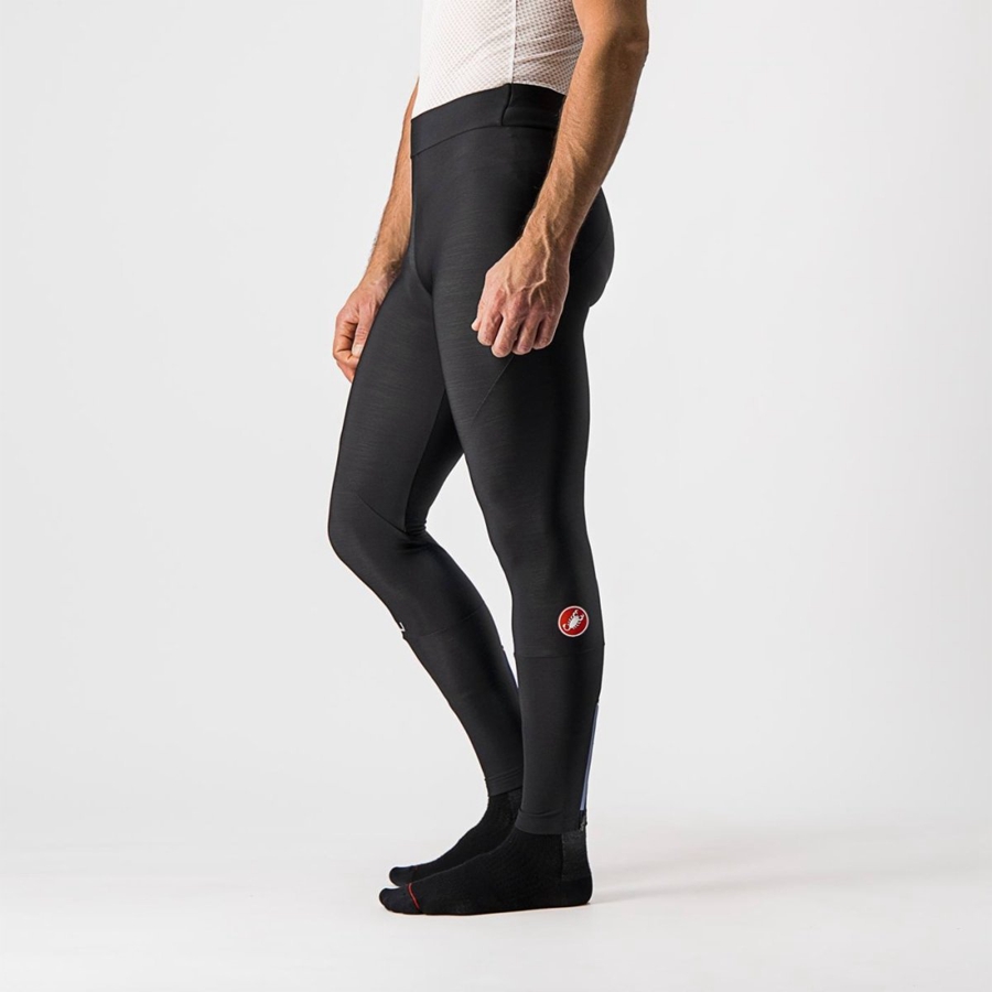 Leggins Castelli ENTRATA NO PAD Hombre Negras | 915-FQIEHR