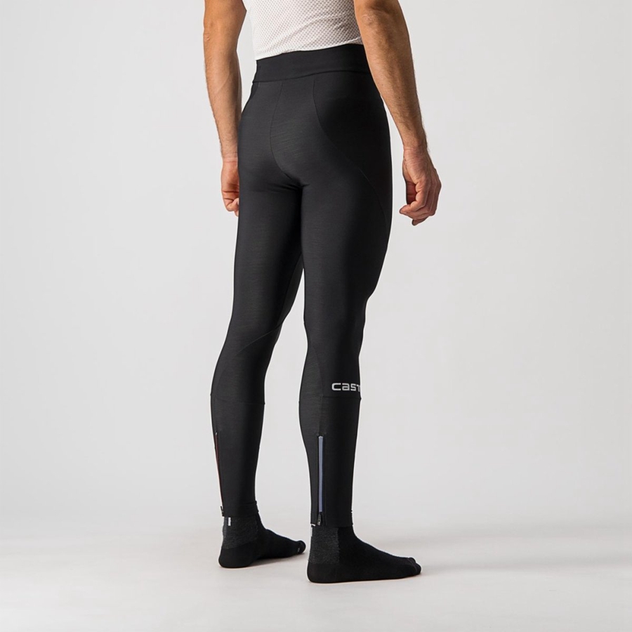 Leggins Castelli ENTRATA NO PAD Hombre Negras | 915-FQIEHR