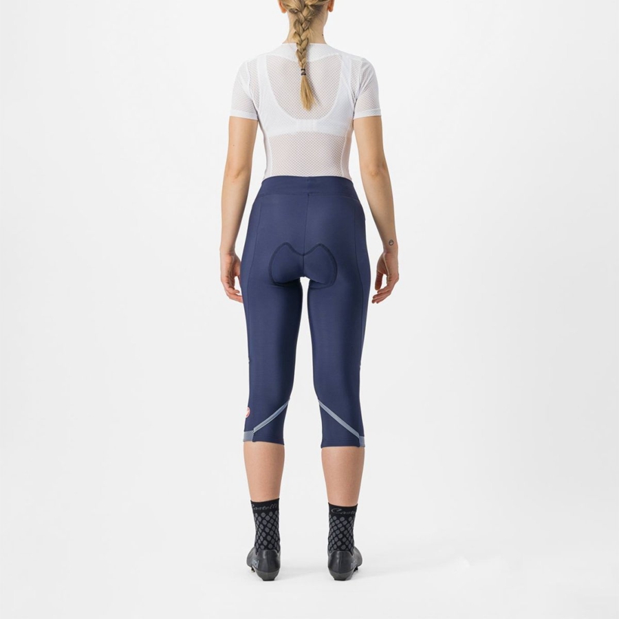 Leggins Castelli VELOCISSIMA THERMAL KNICKER Mujer Azules Plateadas | 723-PKDOWR