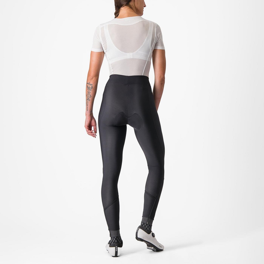 Leggins Castelli VELOCISSIMA THERMAL Mujer Negras Negras | 869-UEMHWR