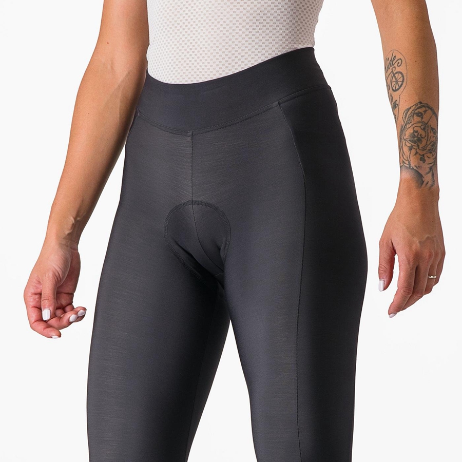 Leggins Castelli VELOCISSIMA THERMAL Mujer Negras Negras | 869-UEMHWR