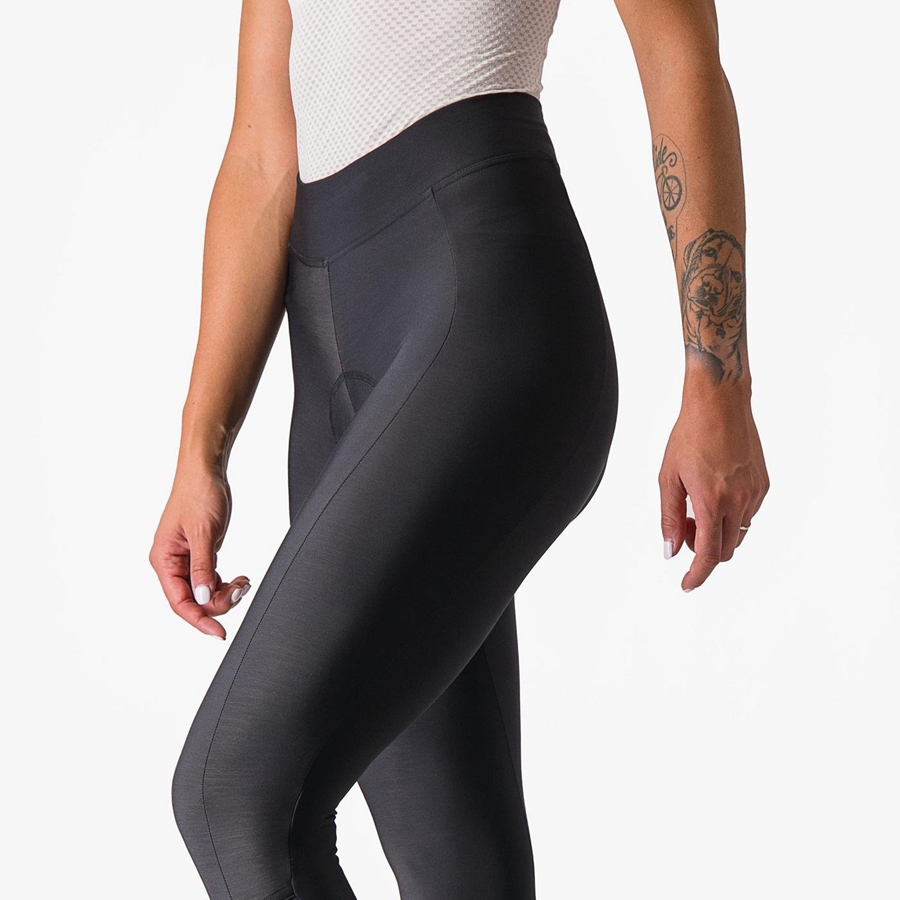 Leggins Castelli VELOCISSIMA THERMAL Mujer Negras Negras | 869-UEMHWR