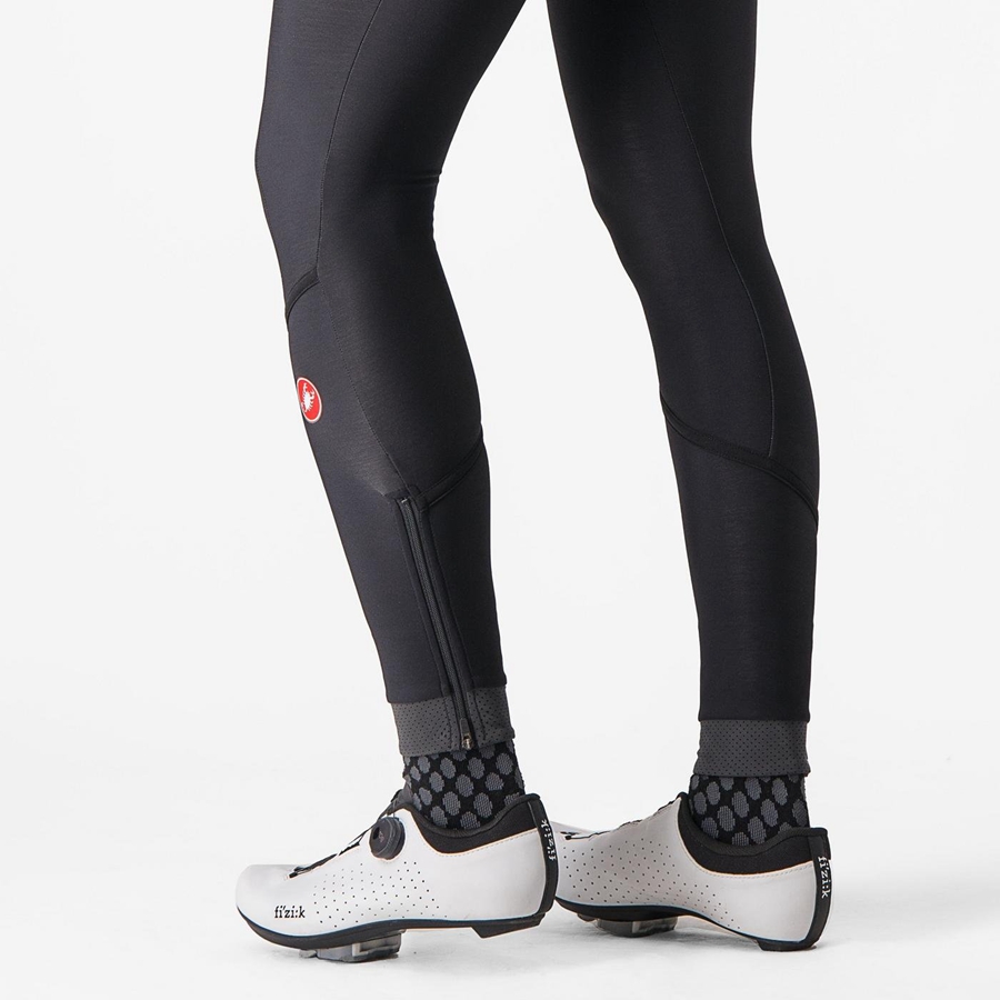 Leggins Castelli VELOCISSIMA THERMAL Mujer Negras Negras | 869-UEMHWR