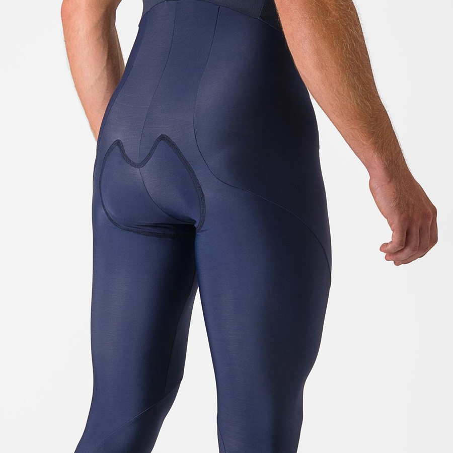 Medias Con Tirantes Castelli ENTRATA Hombre Azules | 291-OLQZHP