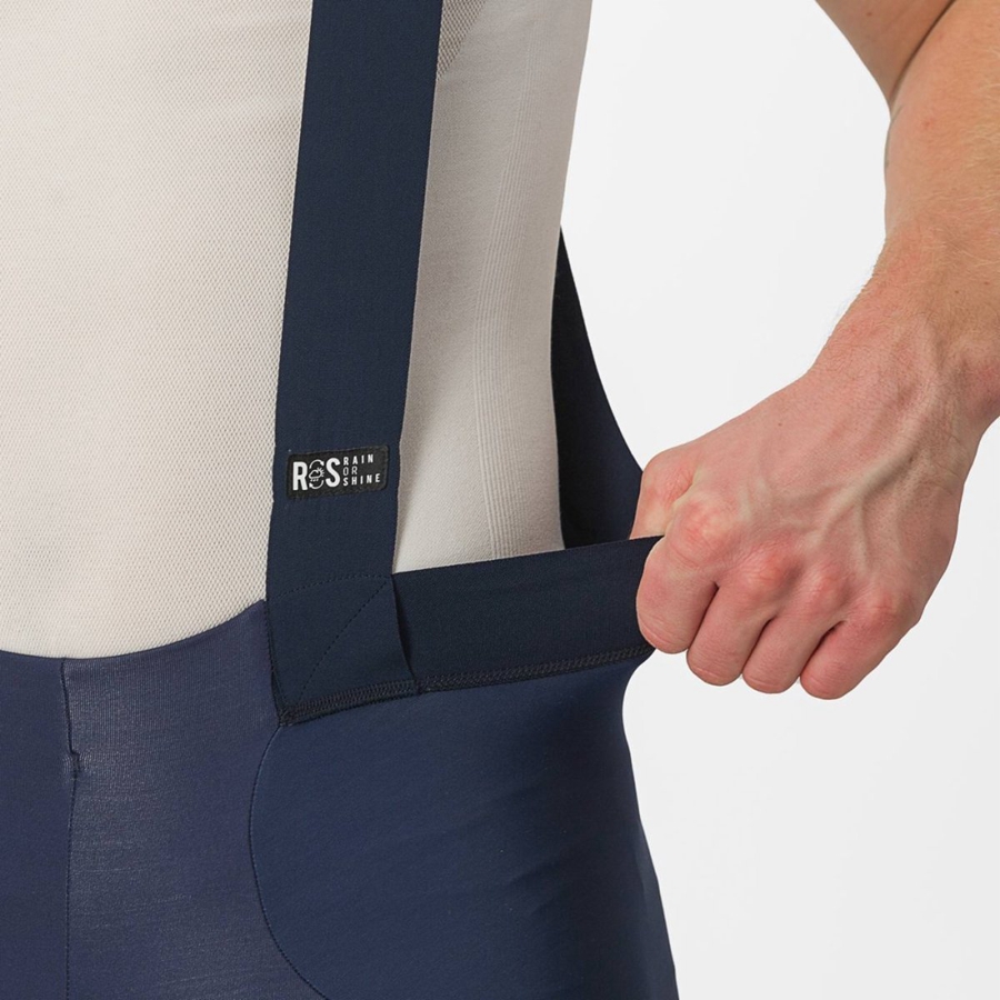 Medias Con Tirantes Castelli SORPASSO RoS Hombre Azules | 103-UQTFGR