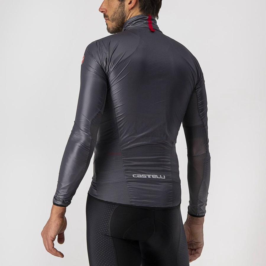 Proteccion Castelli ARIA SHELL Hombre Gris Oscuro | 079-ULOVNP