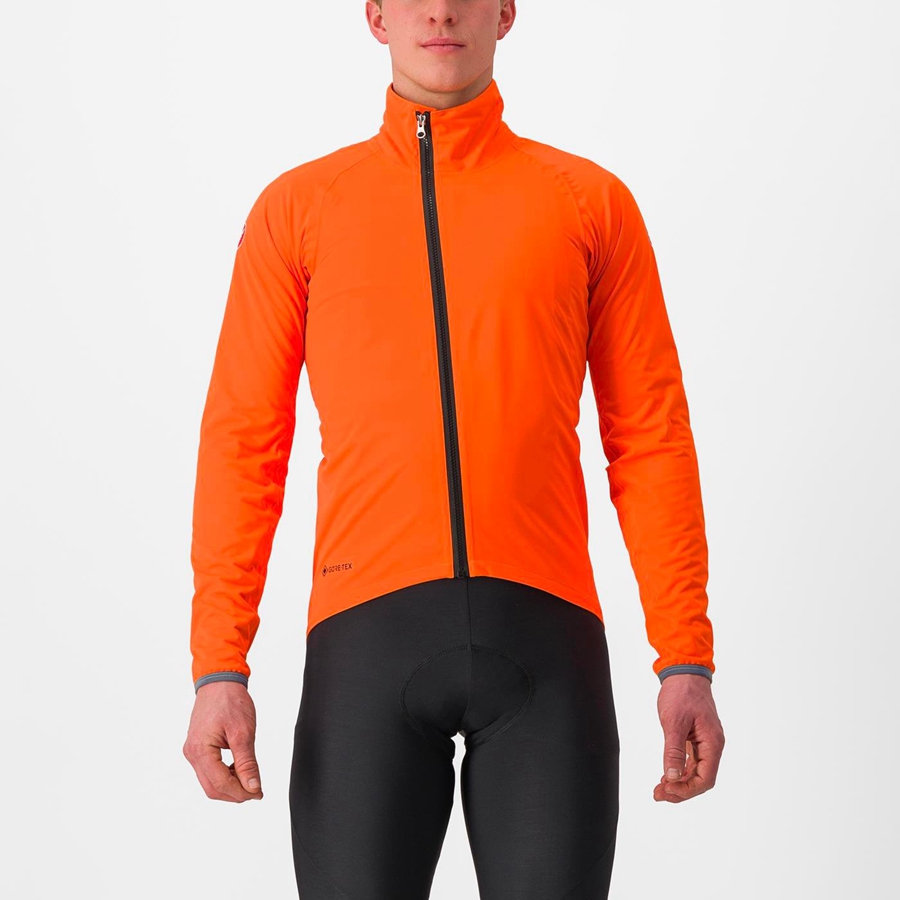 Proteccion Castelli GAVIA LITE Hombre Naranjas | 296-CGHZPK