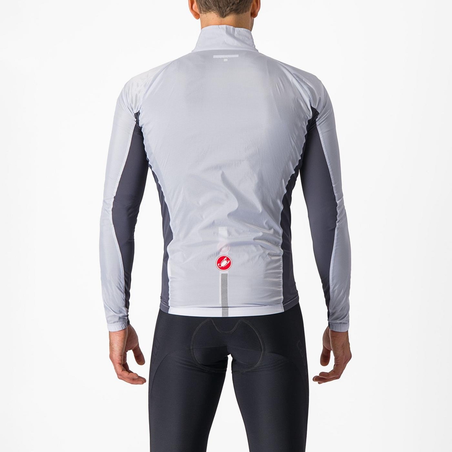 Proteccion Castelli SQUADRA STRETCH Hombre Plateadas Gris Gris Oscuro | 873-ZPGBDL