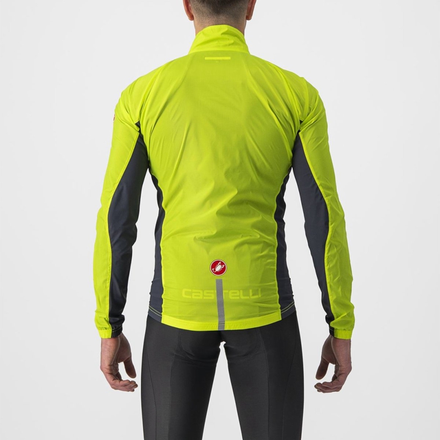 Proteccion Castelli SQUADRA STRETCH Hombre Verde Claro Gris Oscuro | 568-JEADZY