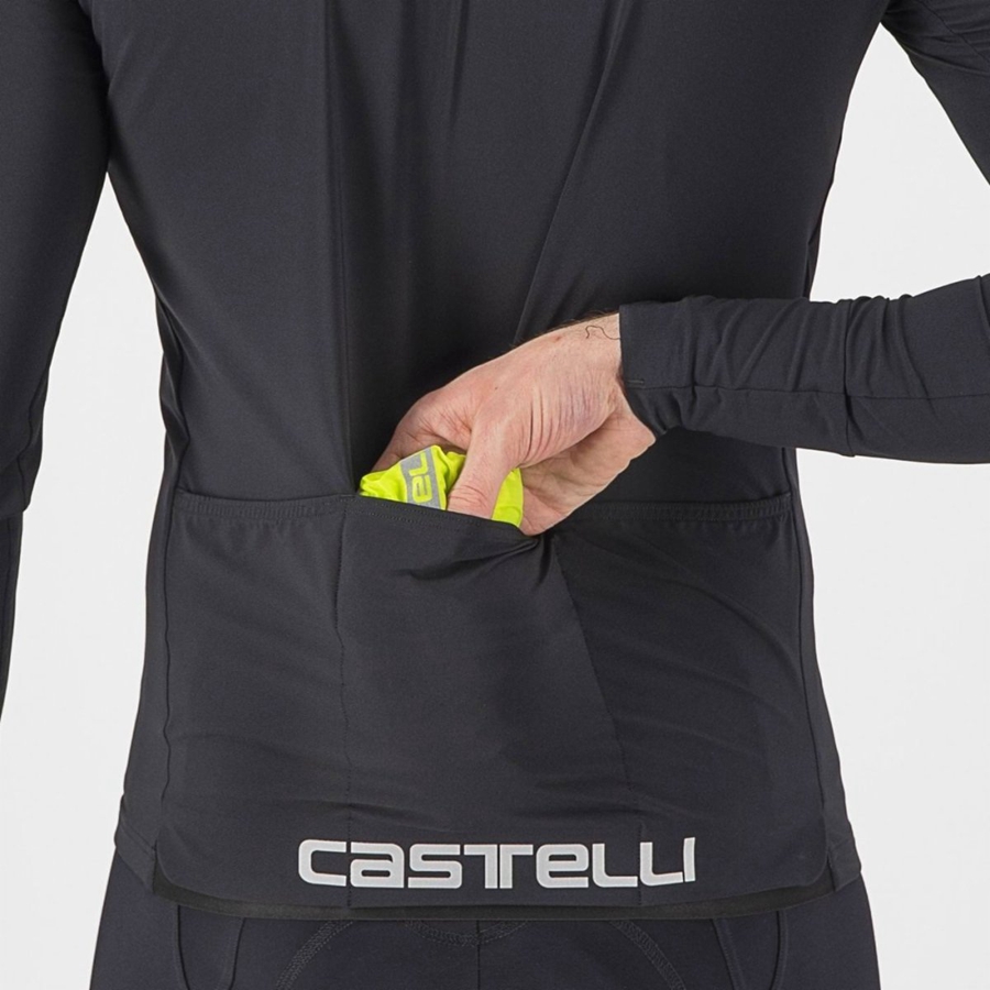 Proteccion Castelli SQUADRA STRETCH Hombre Verde Claro Gris Oscuro | 568-JEADZY