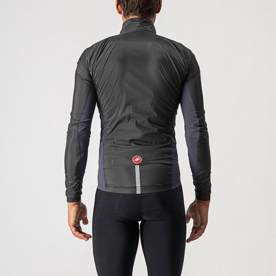 Proteccion Castelli SQUADRA STRETCH Hombre Negras Gris Oscuro | 826-WBCGHM