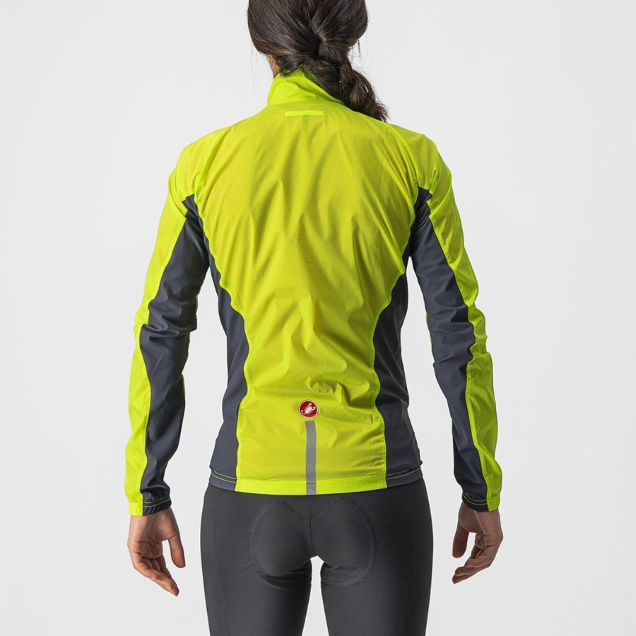 Proteccion Castelli SQUADRA STRETCH W Mujer Verde Claro Gris Oscuro | 362-AGJBSV