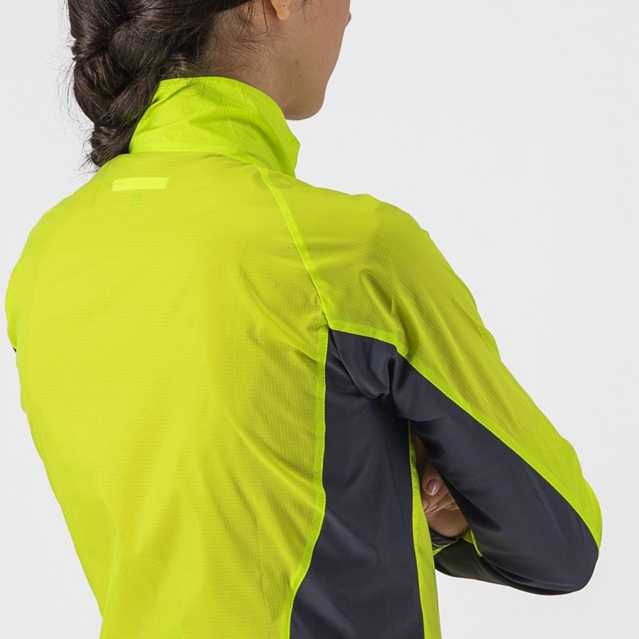 Proteccion Castelli SQUADRA STRETCH W Mujer Verde Claro Gris Oscuro | 362-AGJBSV