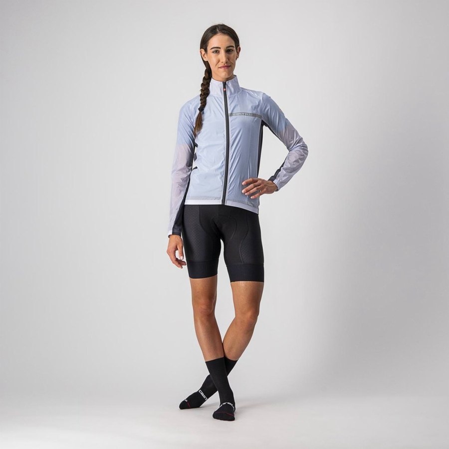 Proteccion Castelli SQUADRA STRETCH W Mujer Plateadas Gris Gris Oscuro | 935-RGANEQ