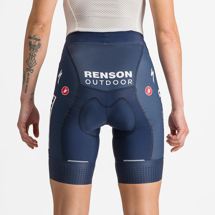 Short Castelli COMPETIZIONE W Mujer Azules Blancas | 058-VKLAND