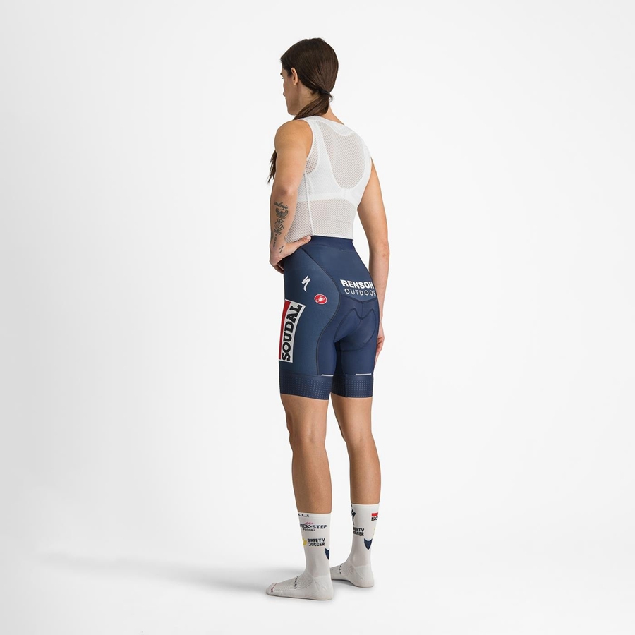 Short Castelli COMPETIZIONE W Mujer Azules Blancas | 058-VKLAND