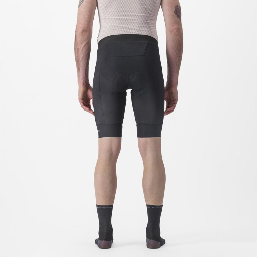 Short Castelli TRAIL LINER Hombre Negras | 893-HUJIAD