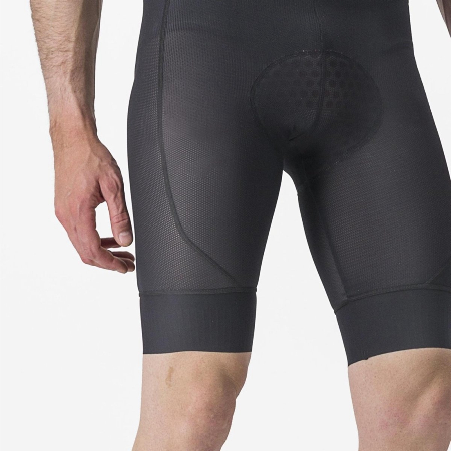 Short Castelli TRAIL LINER Hombre Negras | 893-HUJIAD