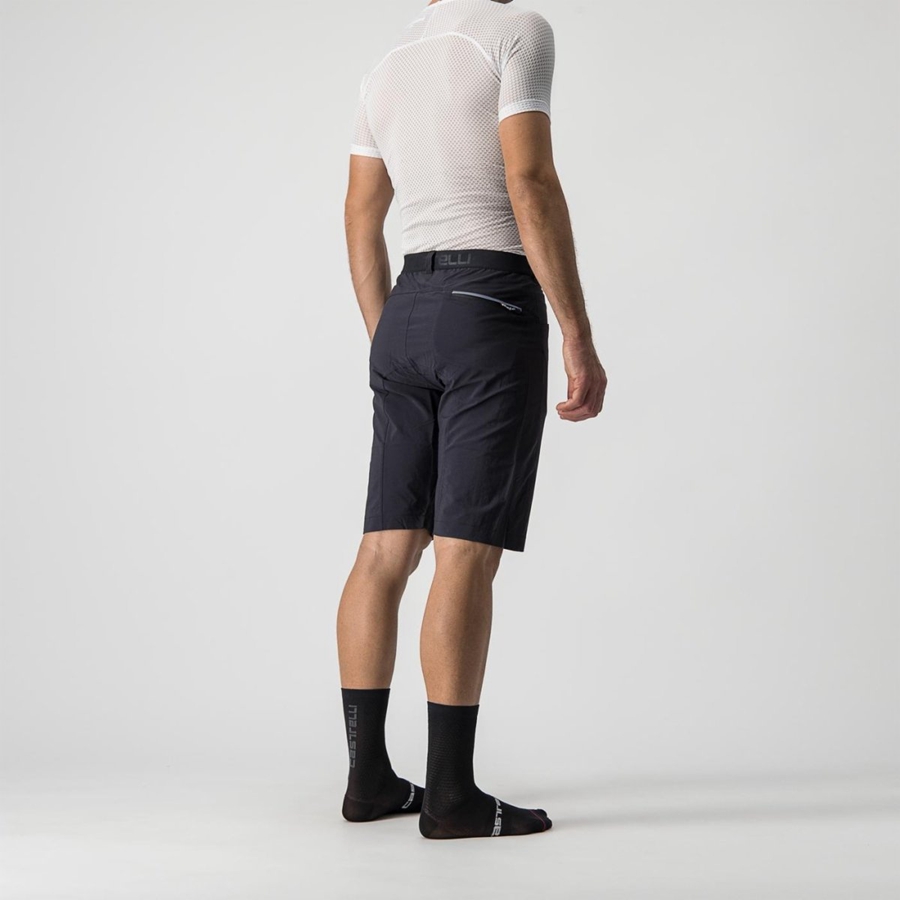 Short Castelli UNLIMITEDGY Hombre Negras | 732-GHMICS