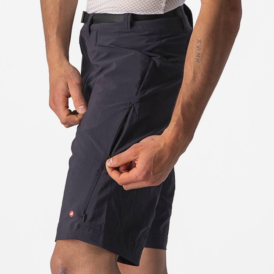 Short Castelli UNLIMITED TRAILGY Hombre Negras | 109-PEXJOS