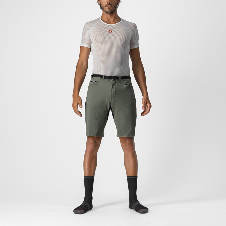 Short Castelli UNLIMITED TRAILGY Hombre Gris | 438-SORNFM