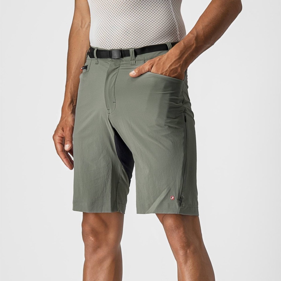 Short Castelli UNLIMITED TRAILGY Hombre Gris | 438-SORNFM