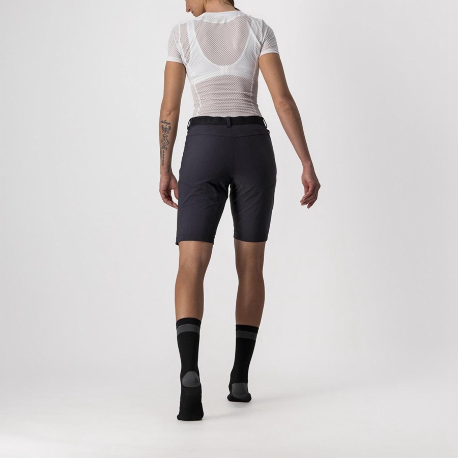 Short Castelli UNLIMITED WGY Mujer Negras | 541-YDSRCA