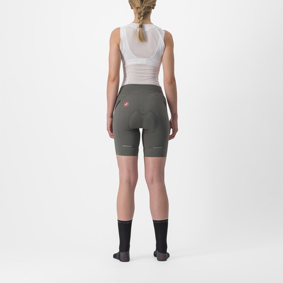 Short Castelli VELOCISSIMA 3 Mujer Gris Gris Oscuro | 830-ZQRMAC