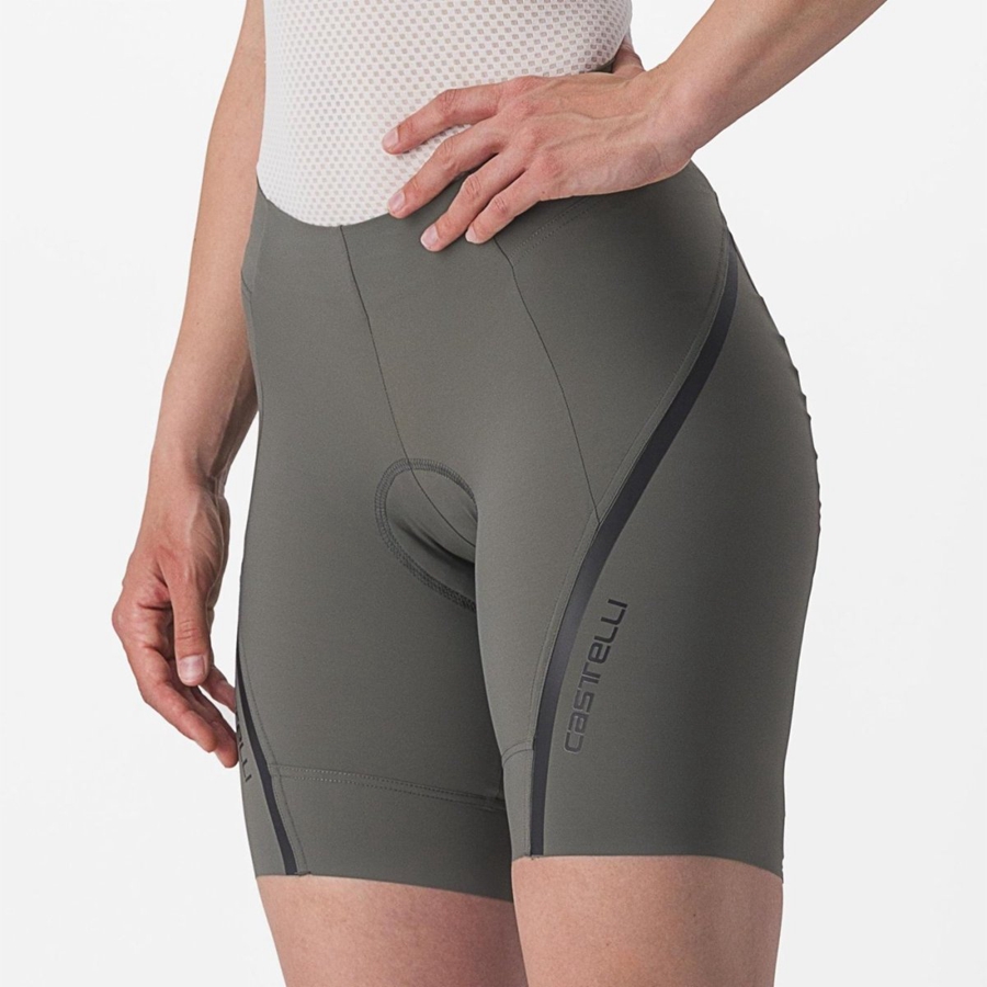 Short Castelli VELOCISSIMA 3 Mujer Gris Gris Oscuro | 830-ZQRMAC