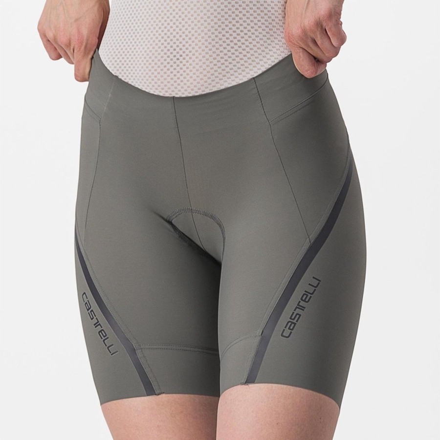 Short Castelli VELOCISSIMA 3 Mujer Gris Gris Oscuro | 830-ZQRMAC