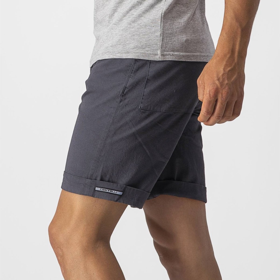 Short Castelli VG 5 POCKET Hombre Azules Oscuro | 930-LNDQKA